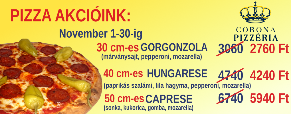 Pizza akcióink!